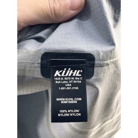 Kuhl Women’s Jetstream Trench Rain Jacket Black Grey Waterproof Hooded Size XS - Picture 11 of 12